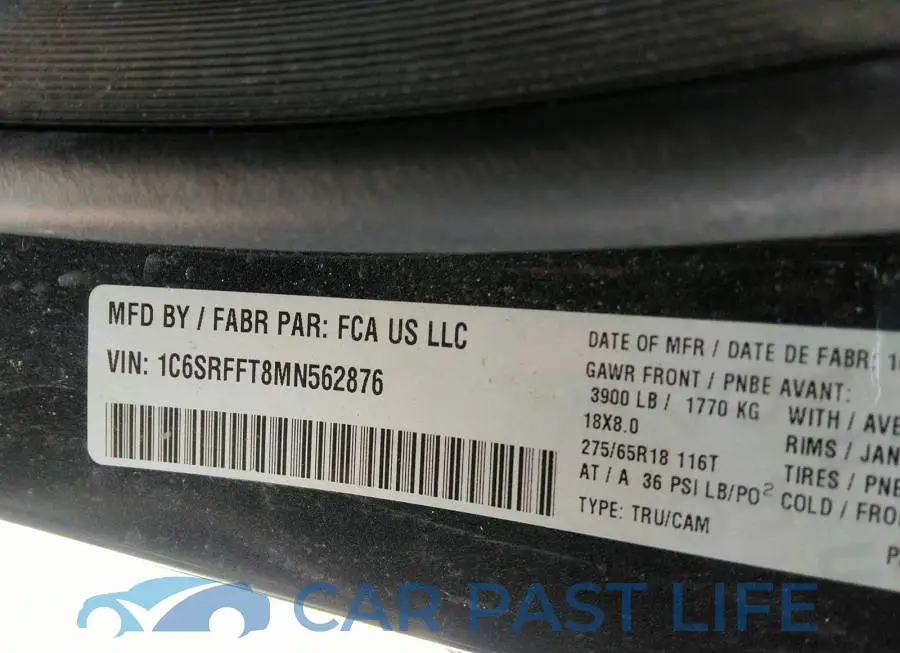 1C6SRFFT8MN562876# 9