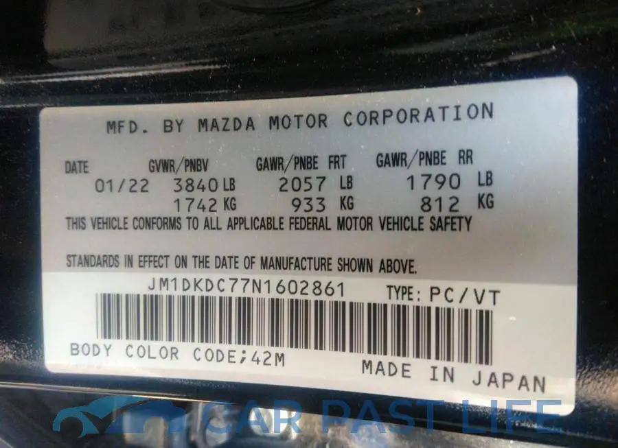 JM1DKDC77N1602861# 9
