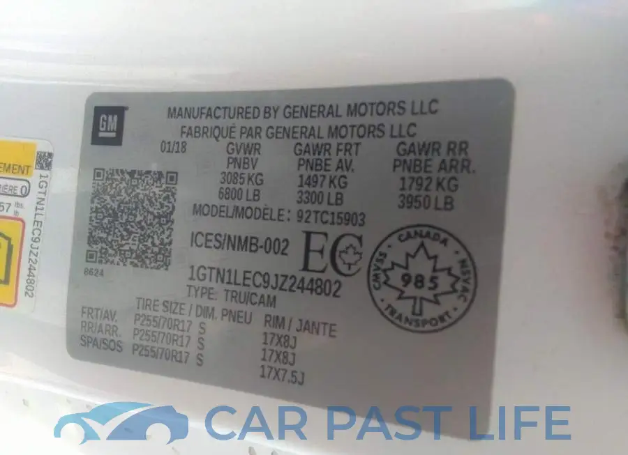 1GTN1LEC9JZ244802# 9