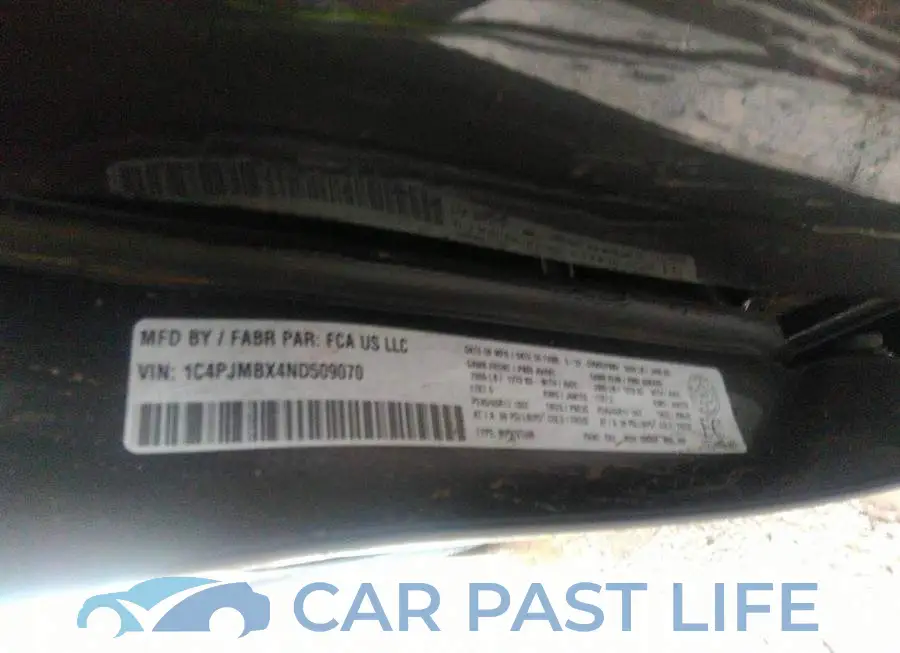 1C4PJMBX4ND509070# 9