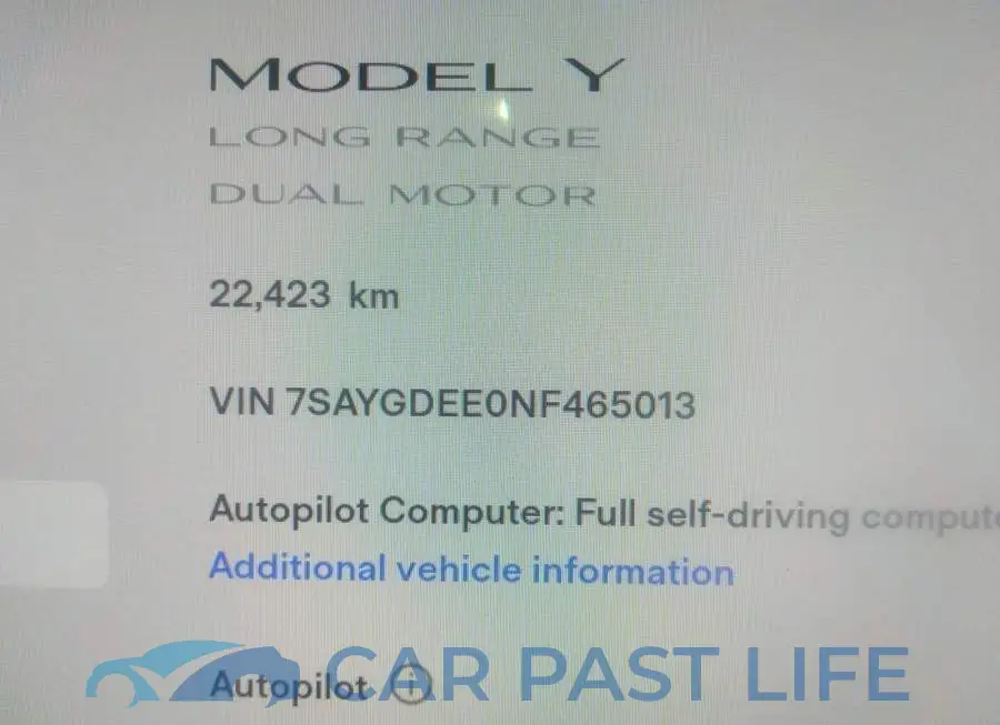 7SAYGDEE0NF465013# 9