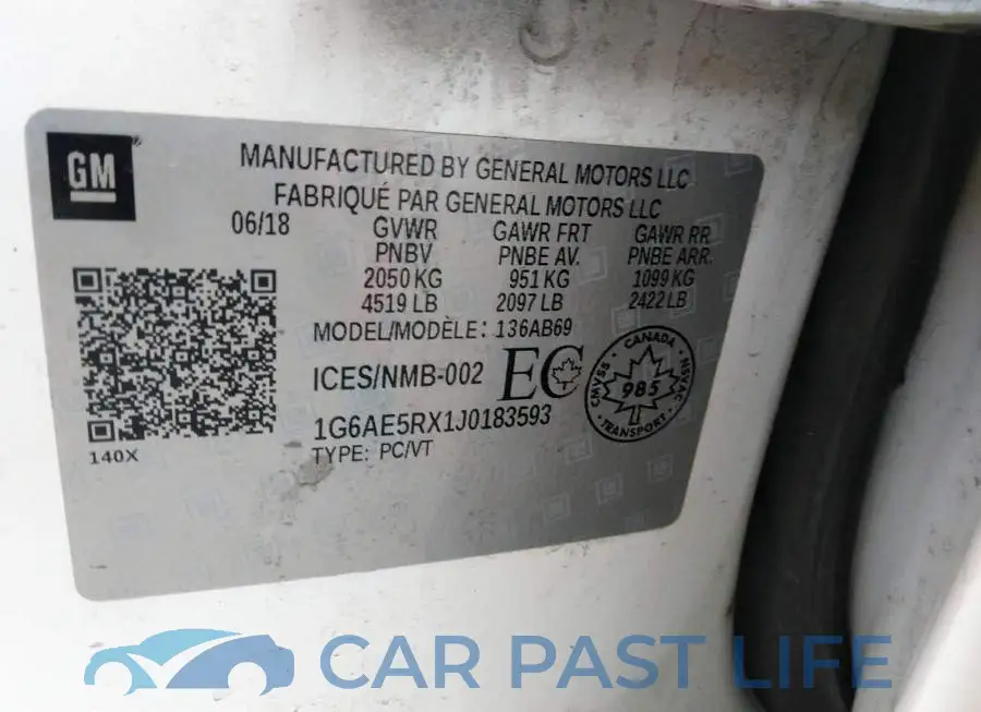 1G6AE5RX1J0183593# 9