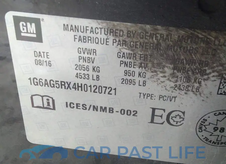 1G6AG5RX4H0120721# 9