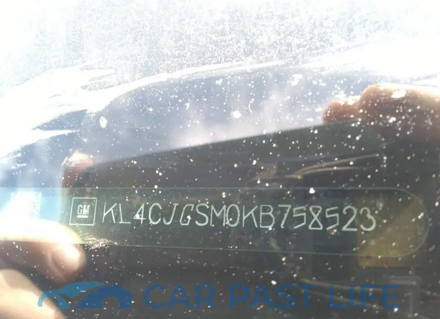 KL4CJGSM0KB758523# 9