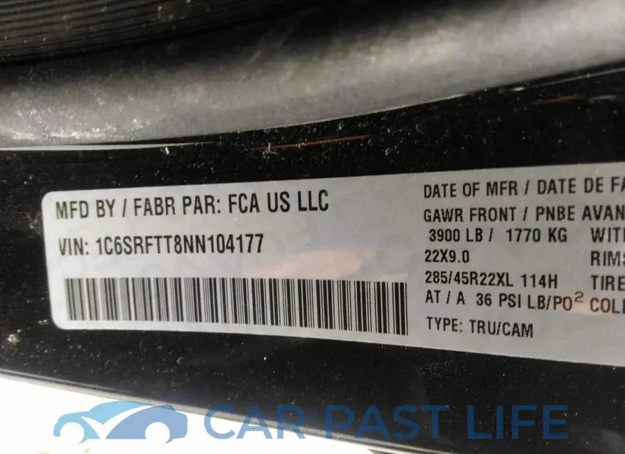 1C6SRFTT8NN104177# 9