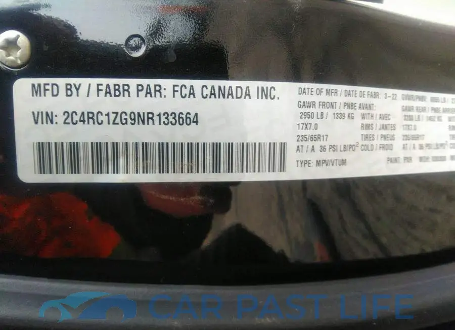 2C4RC1ZG9NR133664# 9