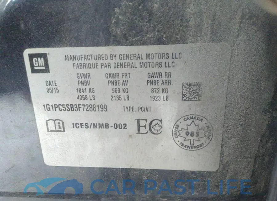 1G1PC5SB3F7288199# 9