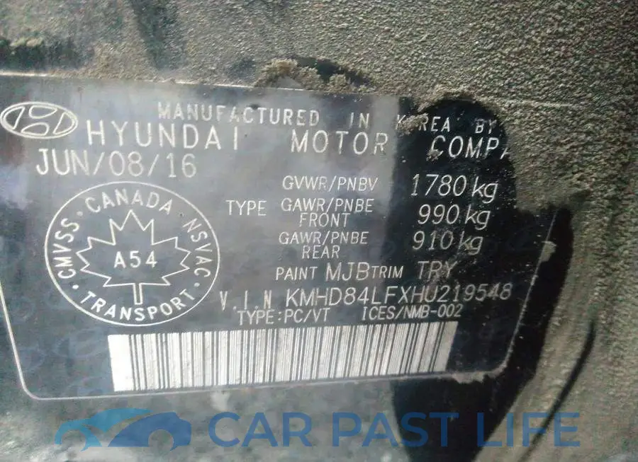 KMHD84LFXHU219548# 9