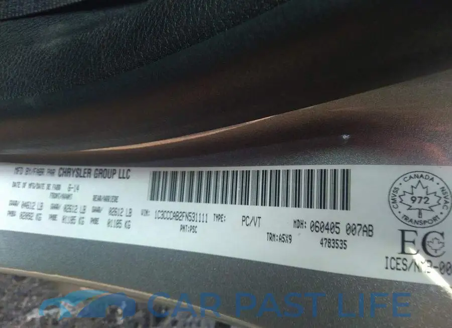 1C3CCCAB2FN531111# 9