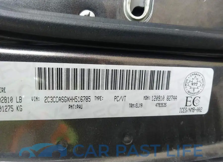 2C3CCASGXHH516785# 9