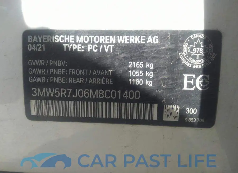 3MW5R7J06M8C01400# 9