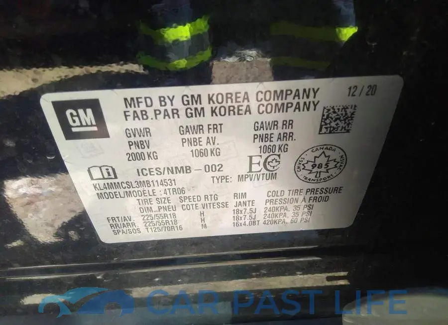 KL4MMCSL3MB114531# 9