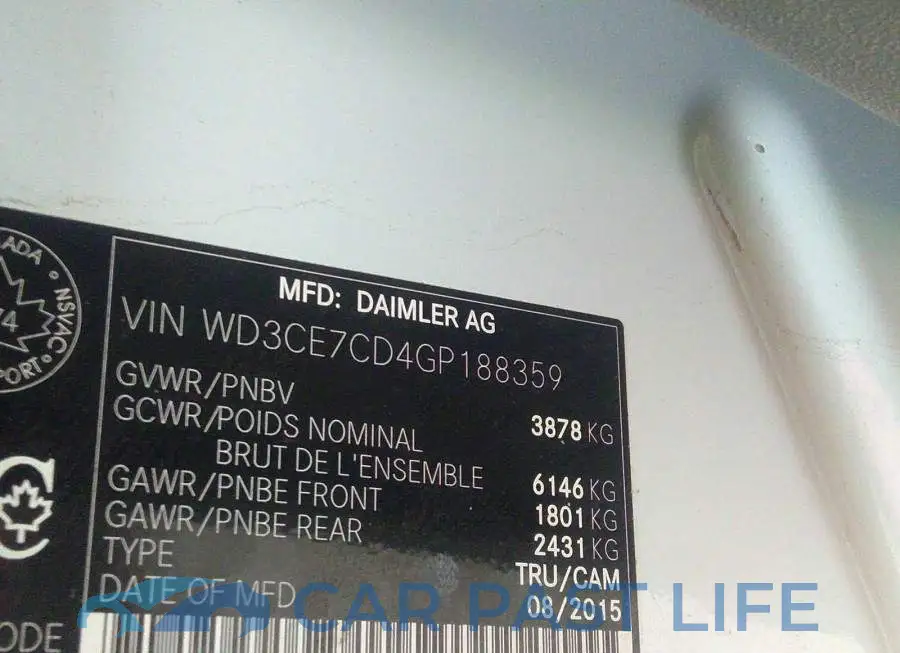 WD3CE7CD4GP188359# 9