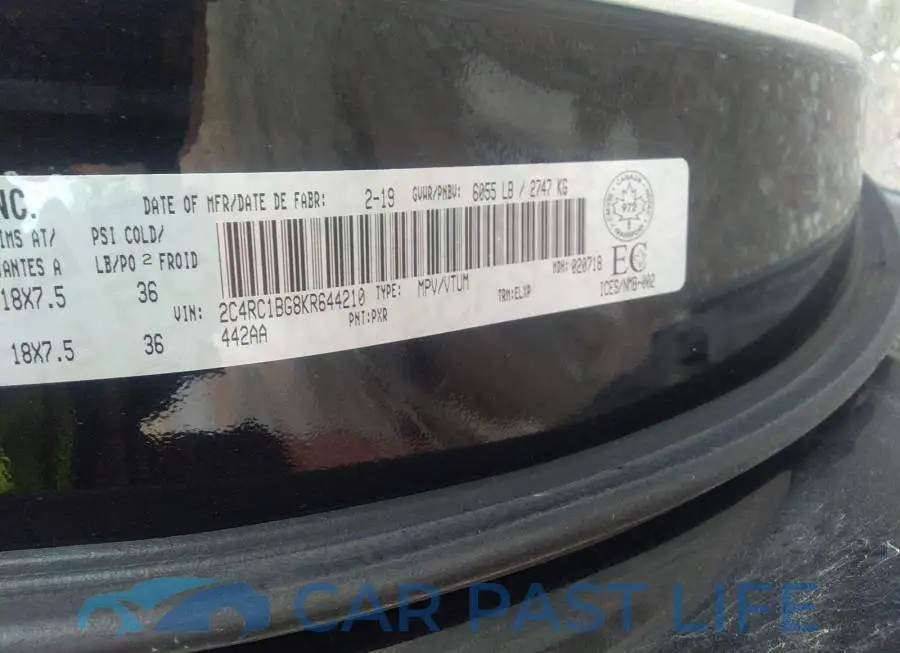 2C4RC1BG8KR644210# 9