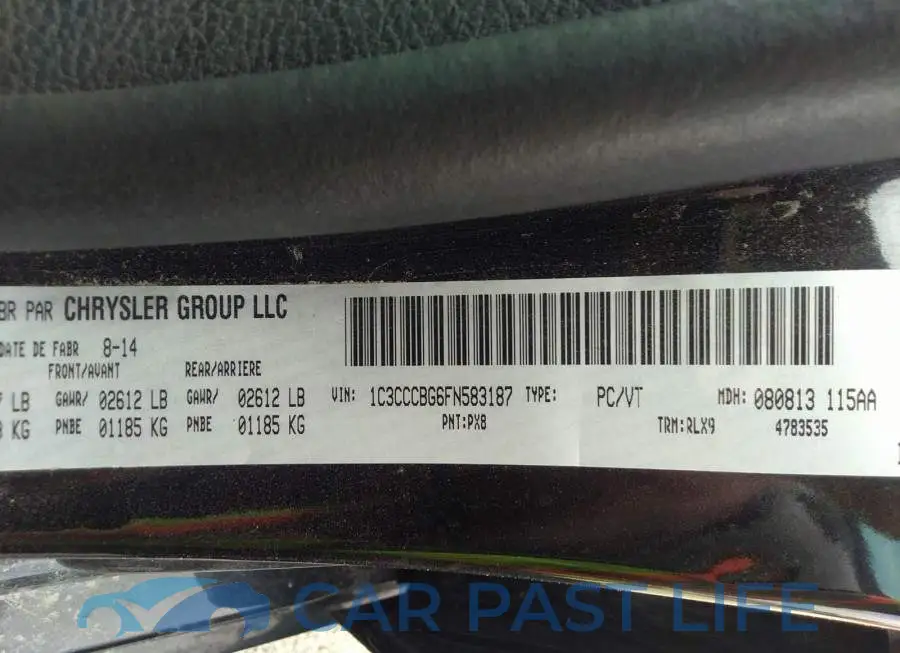 1C3CCCBG6FN583187# 9