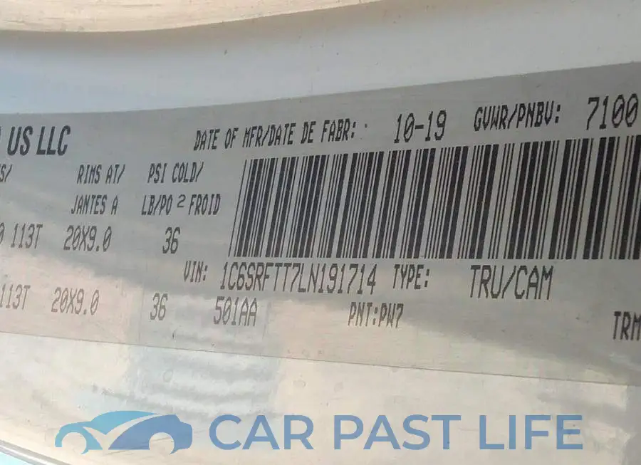 1C6SRFTT7LN191714# 9