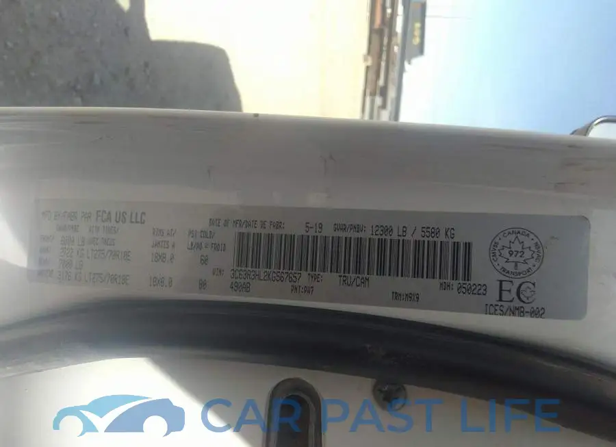 3C63R3HL2KG567657# 9