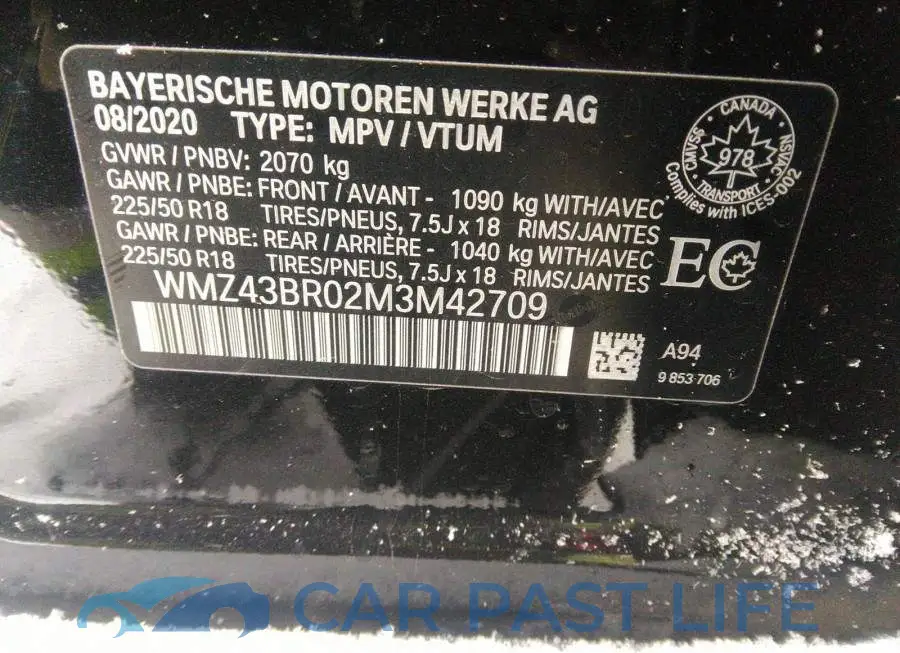 WMZ43BR02M3M42709# 9