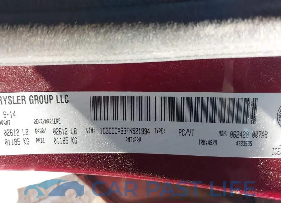 1C3CCCAB3FN521994# 9