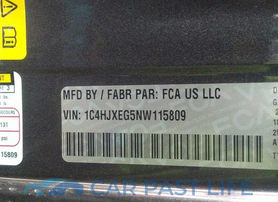 1C4HJXEG5NW115809# 9