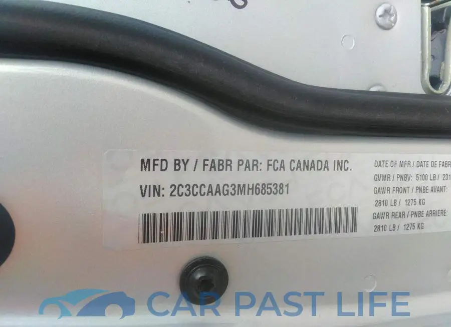 2C3CCAAG3MH685381# 9