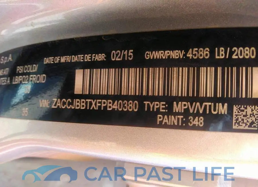 ZACCJBBTXFPB40380# 9