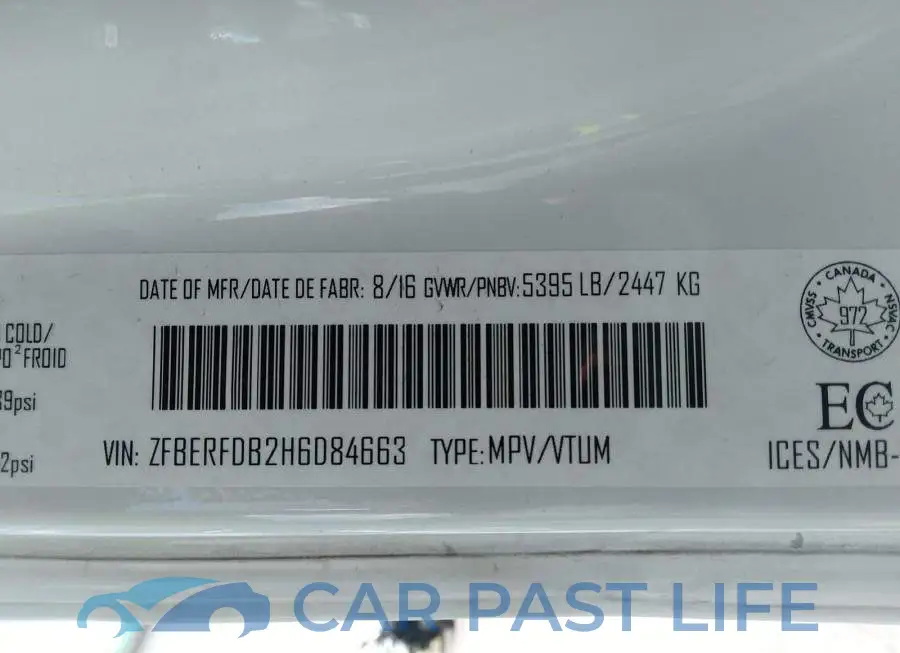 ZFBERFDB2H6D84663# 9