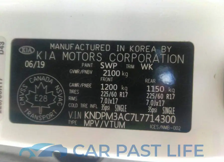 KNDPM3AC7L7714300# 9