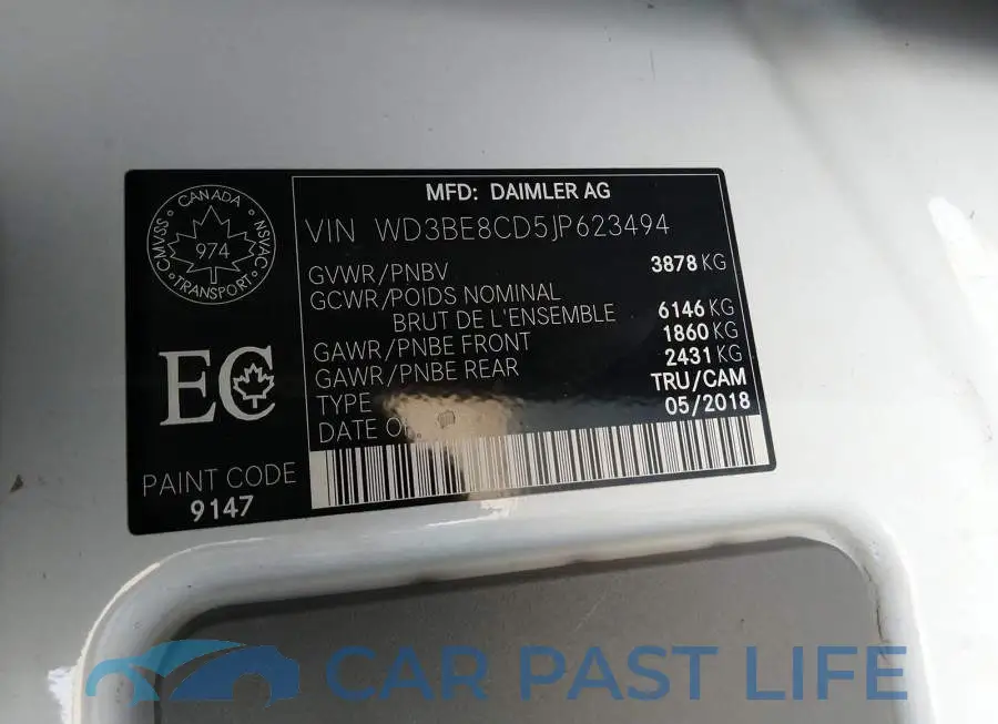 WD3BE8CD5JP623494# 9