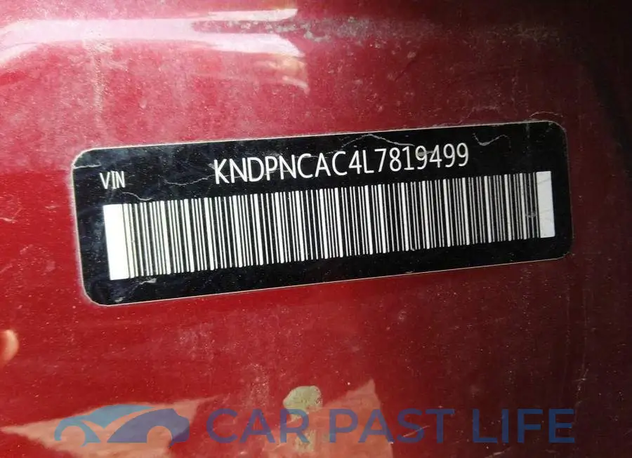 KNDPNCAC4L7819499# 9