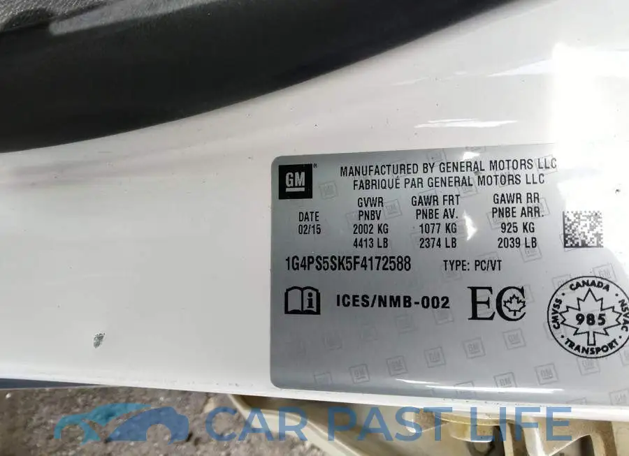 1G4PS5SK5F4172588# 9