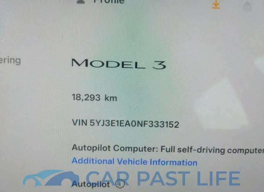 5YJ3E1EA0NF333152# 7