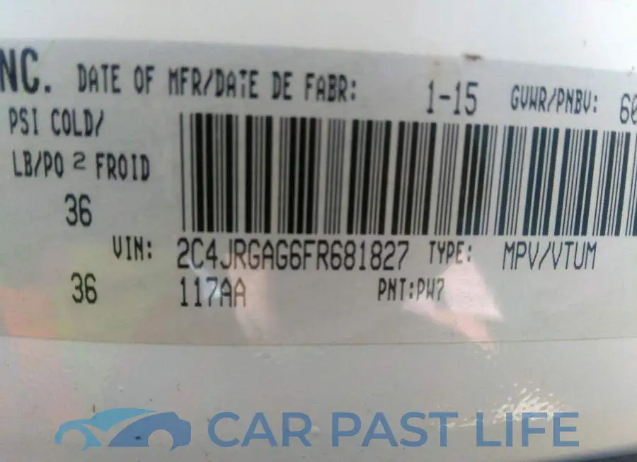 2C4JRGAG6FR681827# 9