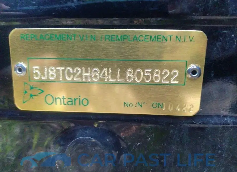 5J8TC2H64LL805822# 9