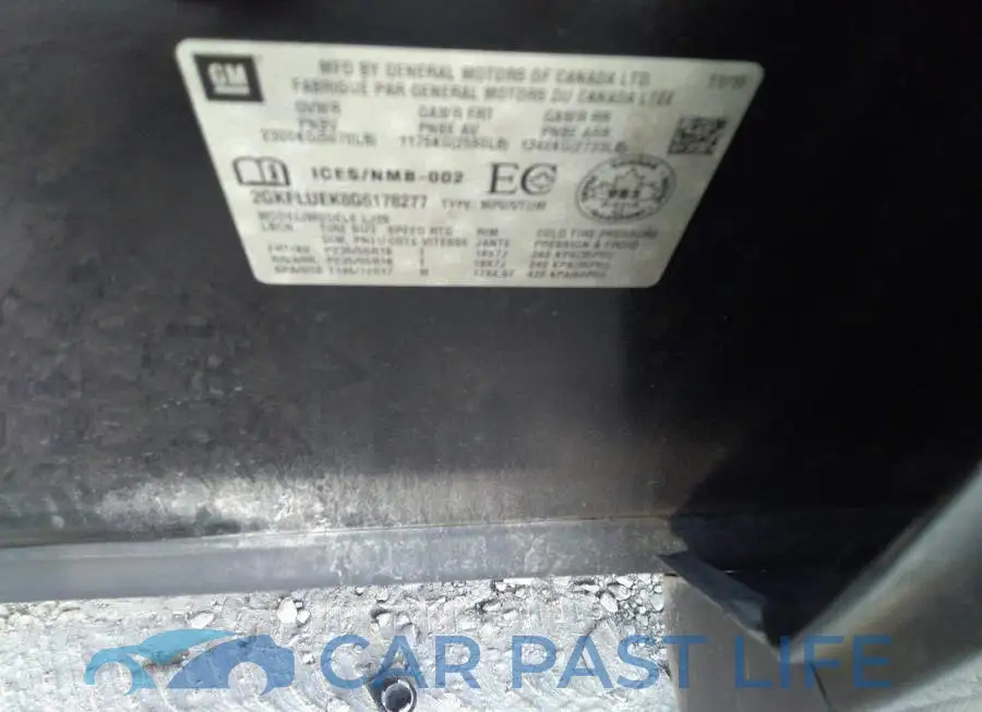 2GKFLUEK8G6178277# 9
