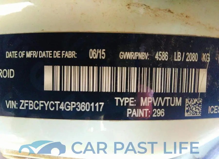 ZFBCFYCT4GP360117# 9
