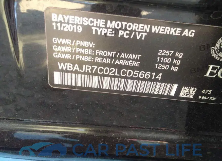 WBAJR7C02LCD56614# 9