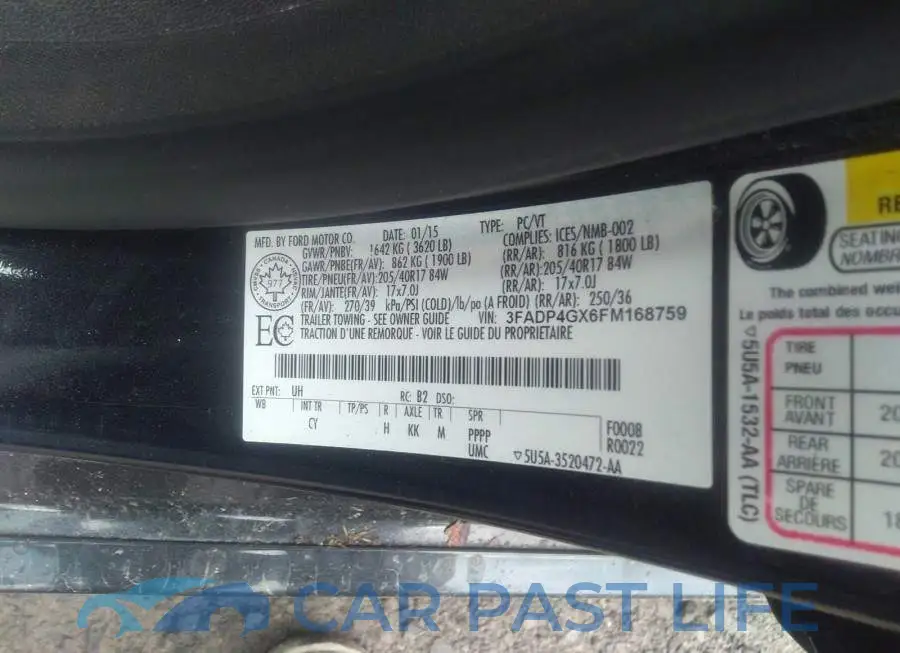 3FADP4GX6FM168759# 9