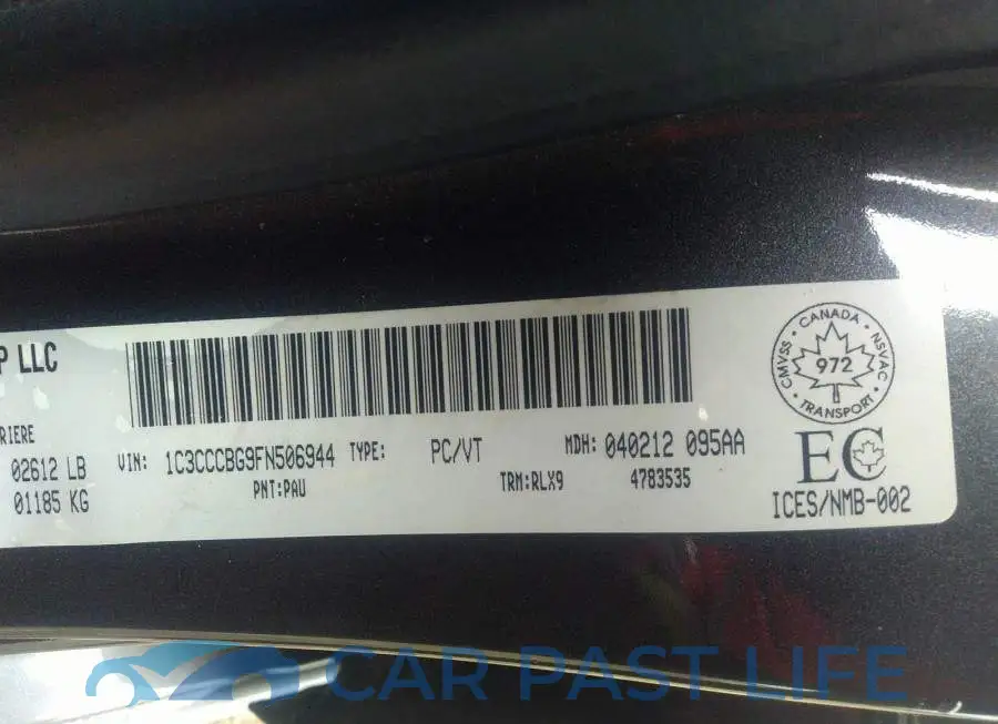 1C3CCCBG9FN506944# 9