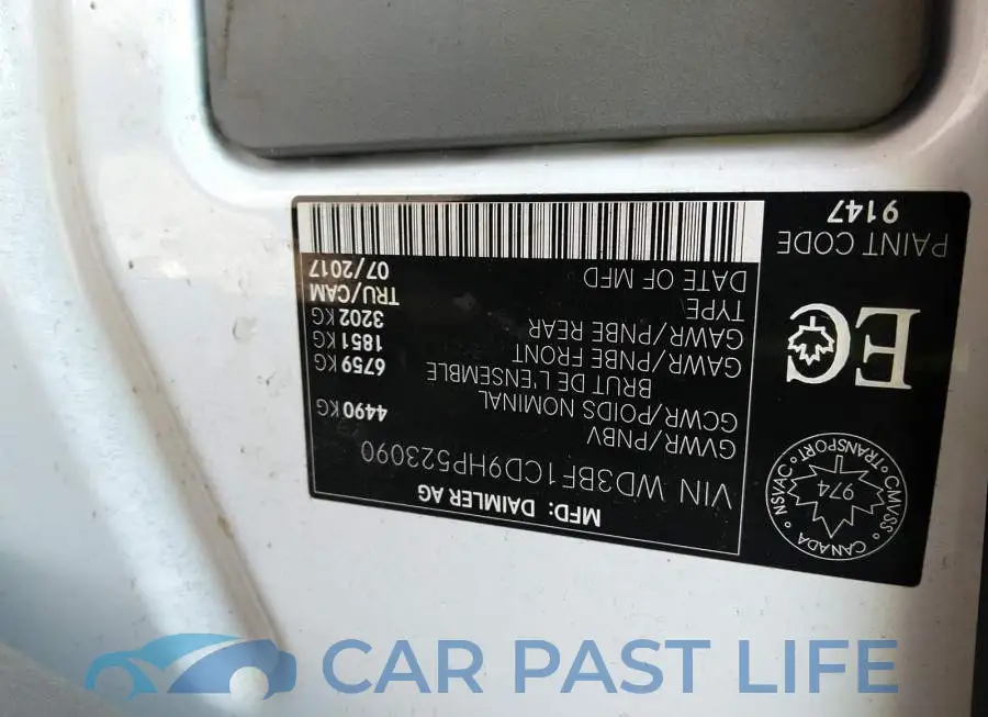 WD3BF1CD9HP523090# 9