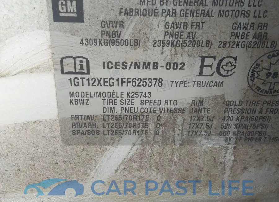 1GT12XEG1FF625378# 9