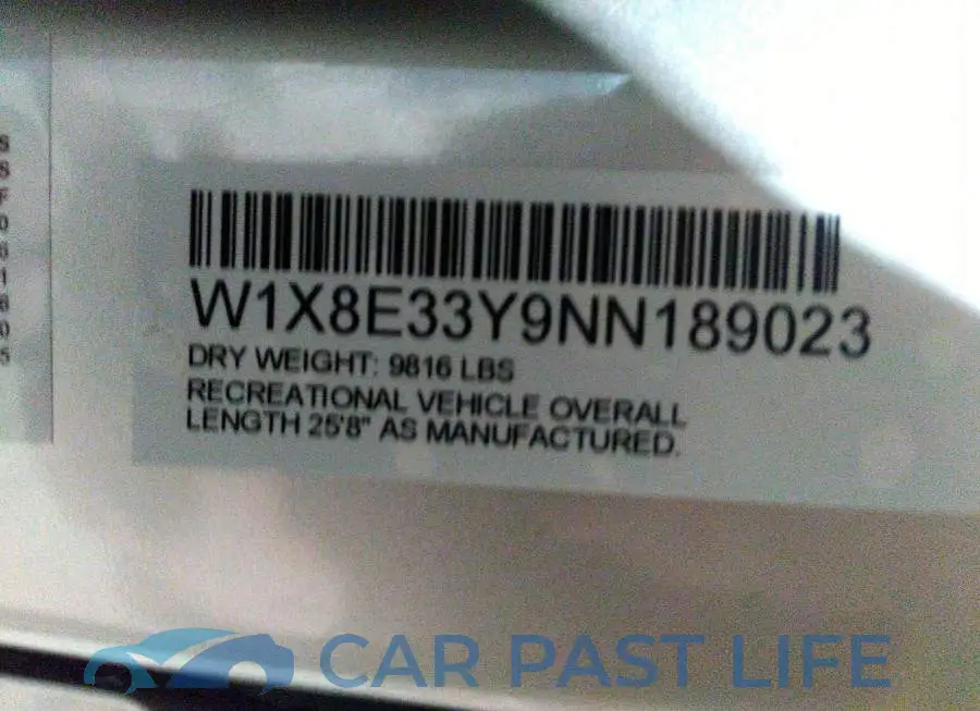 W1X8E33Y9NN189023# 9