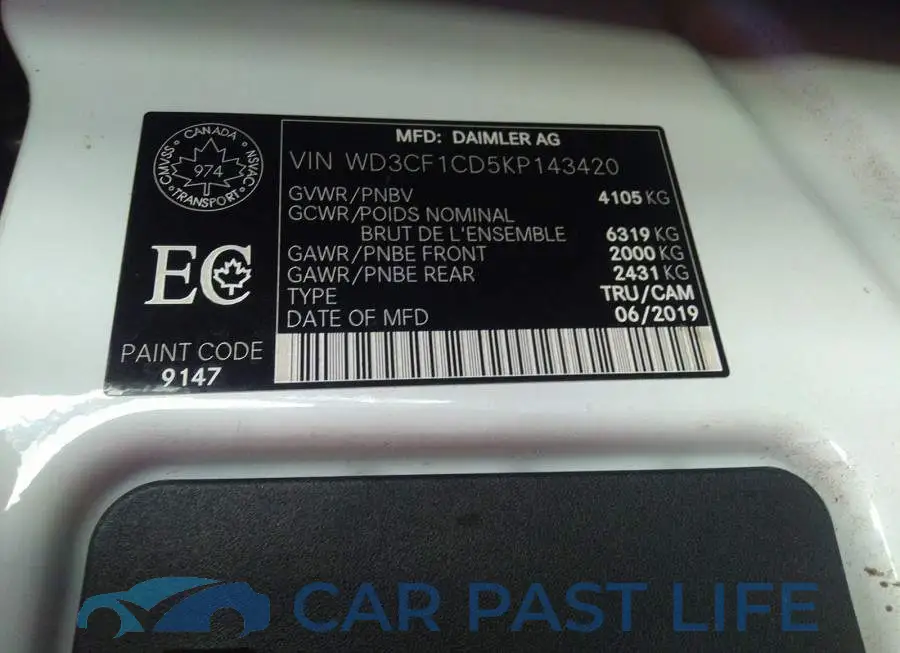 WD3CF1CD5KP143420# 9