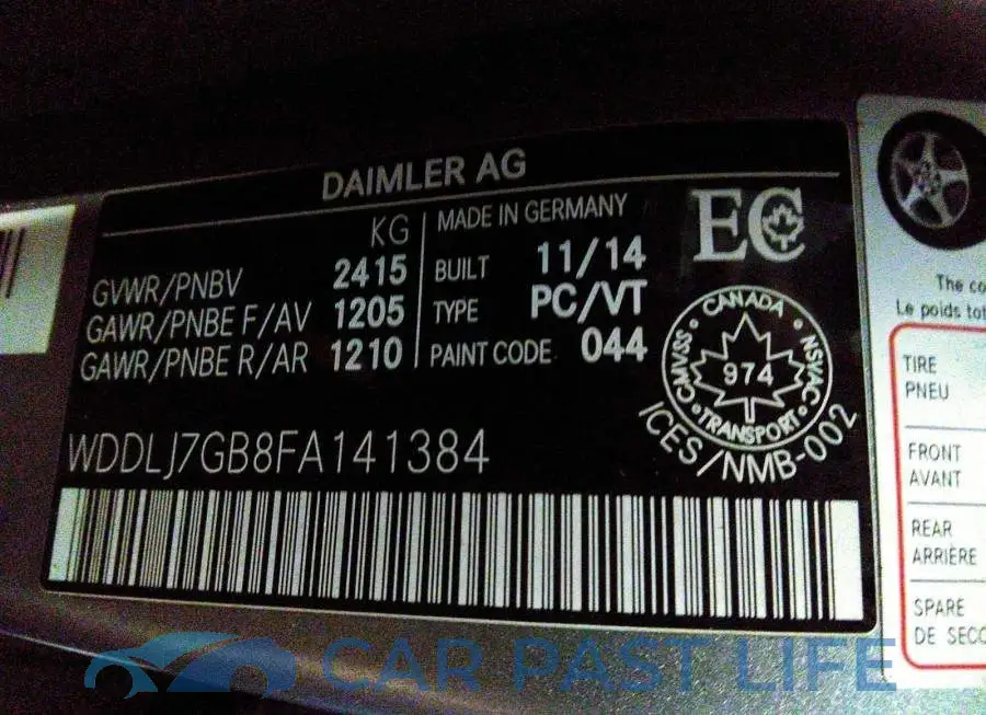 WDDLJ7GB8FA141384# 9