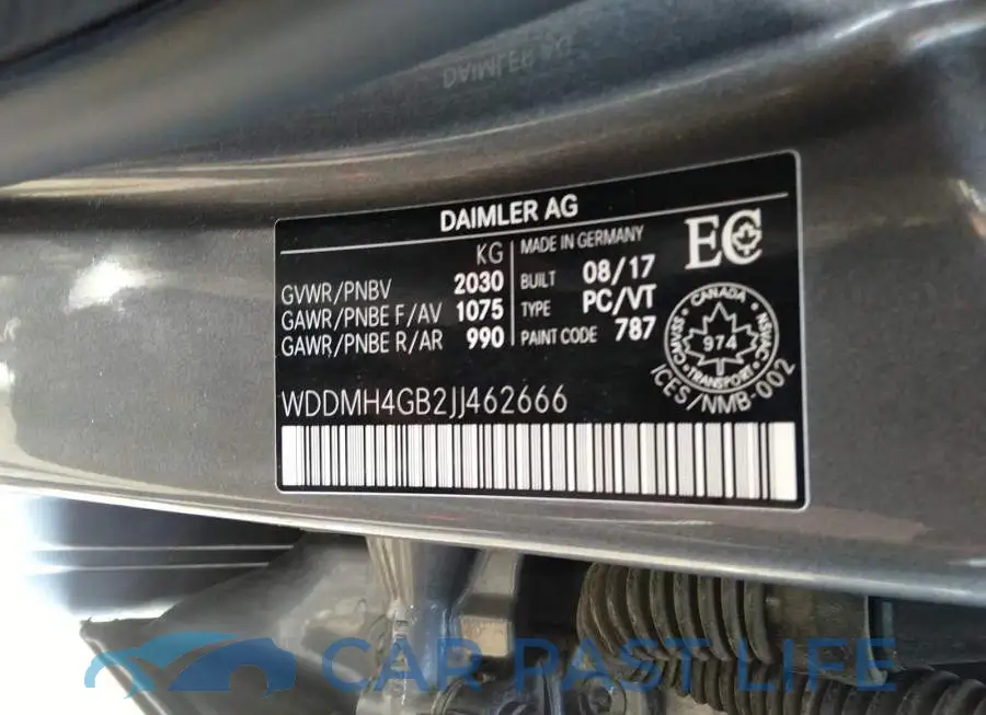WDDMH4GB2JJ462666# 9