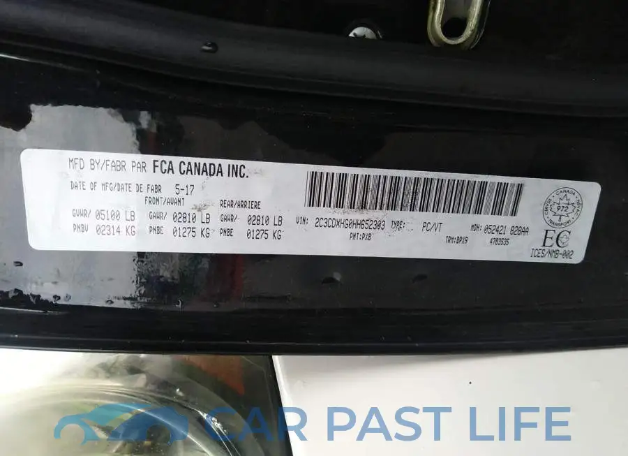 2C3CDXHG0HH652303# 9