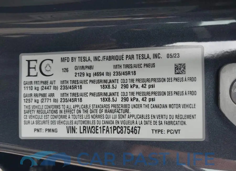 LRW3E1FA1PC875467# 9