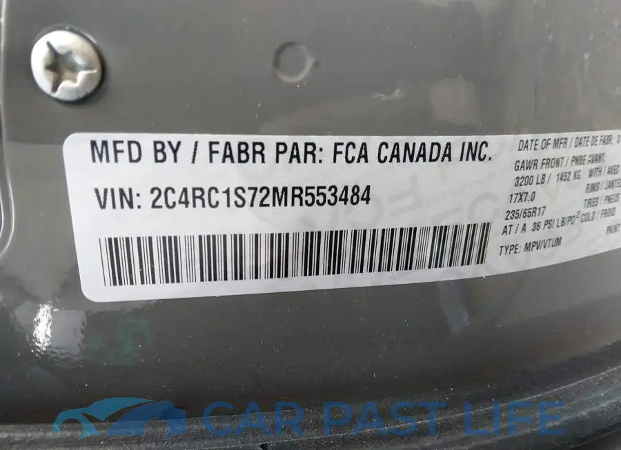 2C4RC1S72MR553484# 9