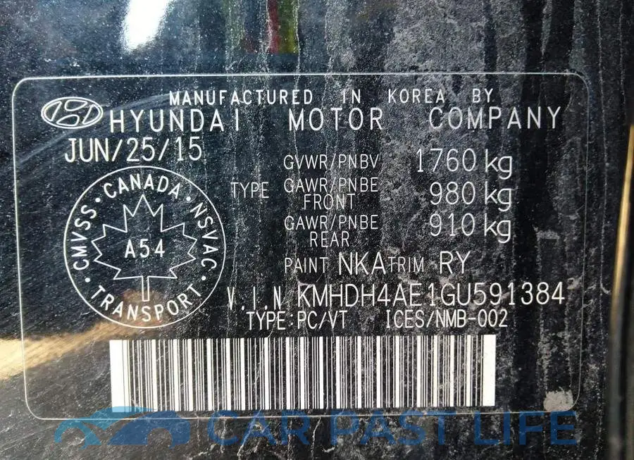 KMHDH4AE1GU591384# 9