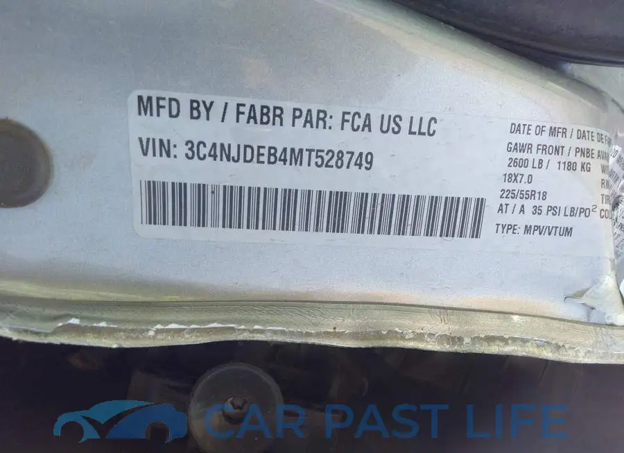 3C4NJDEB4MT528749# 9